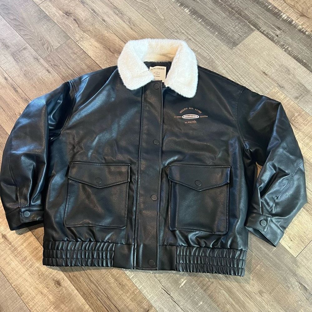 PEACEBIRD × nana Protect Endangered Species jacket size m